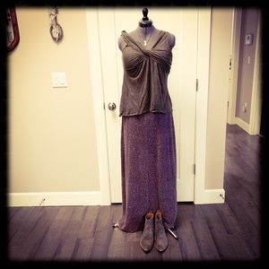 Green Anthropologie Top